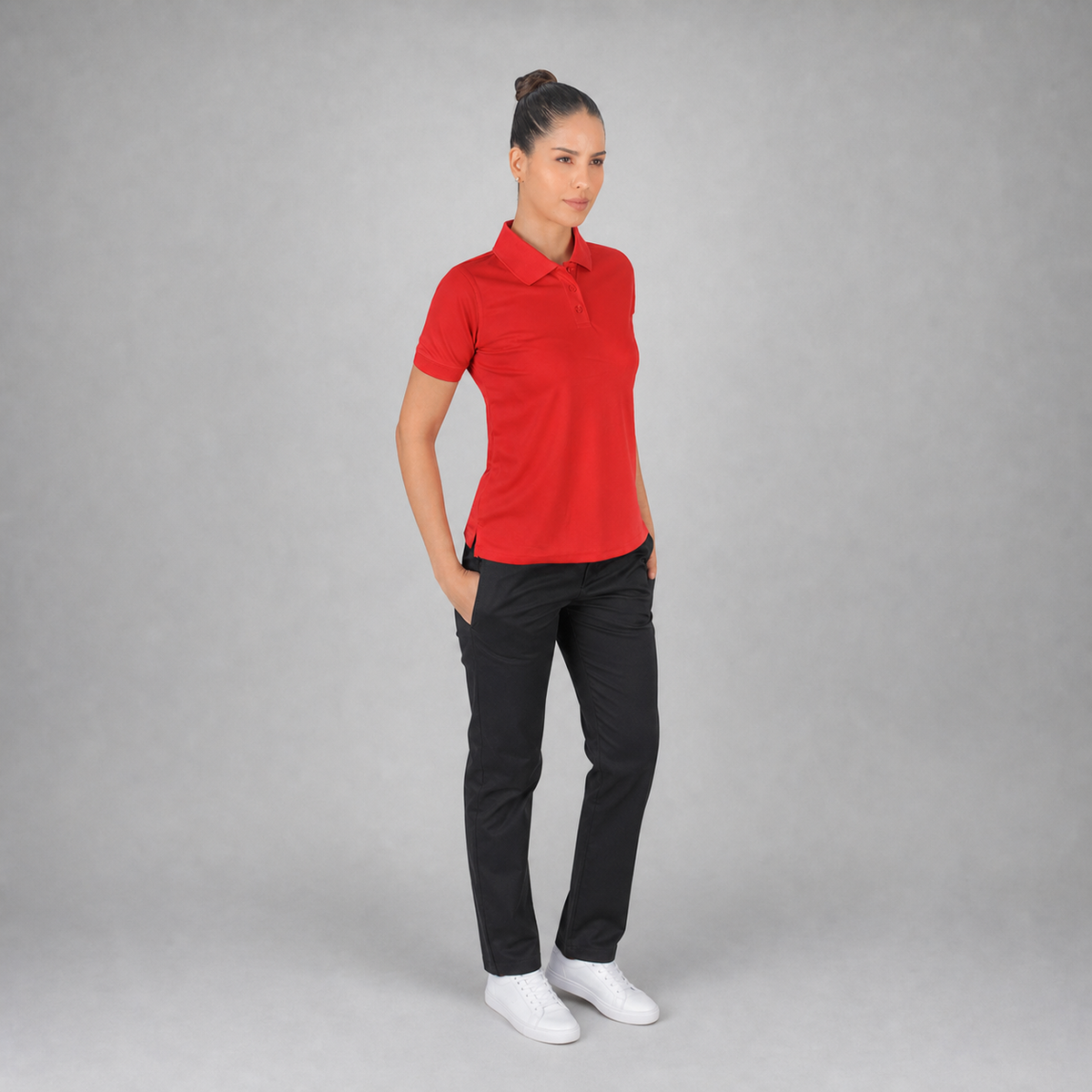 Polo Dry Fit Rojo B1770