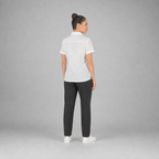 Blusa Lino Uniforme Blanco B0170