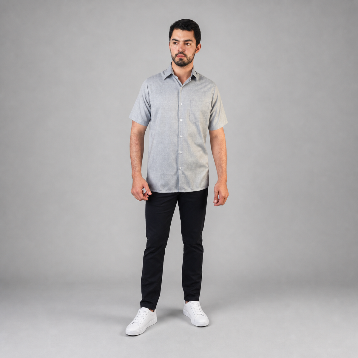 Camisa Lino Cancun Marino A0160