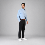 Camisa Oxford Ingles Marino A0205