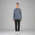 Blusa Lino Uniforme Marino B0175