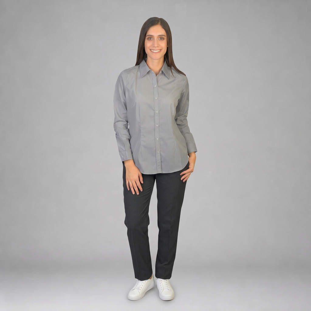Blusa Oxford Ingles Negro B0205