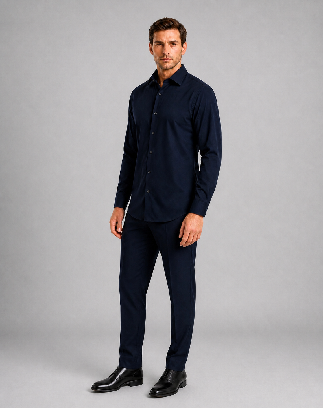Camisa Shaken Marino C2341