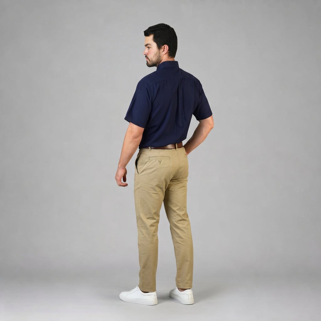 Camisa Popelina Elite Marino A0030