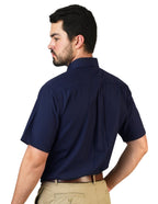 CAMISA MANGA CORTA POPELINA ELITE MARINO