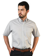 CAMISA SORRENTO GRIS MANGA CORTA