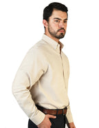 Camisa Oxford Beige