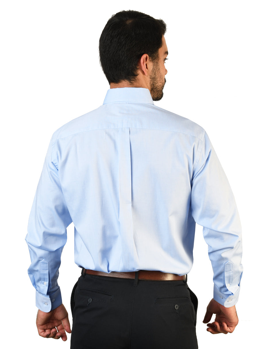 Camisa Oxford Pin Point Cielo