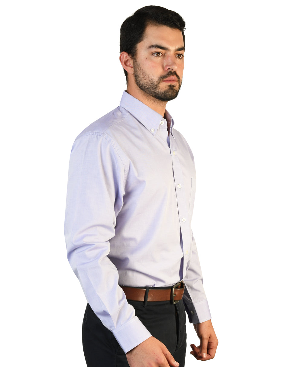 Camisa Oxford Pin Point Lila