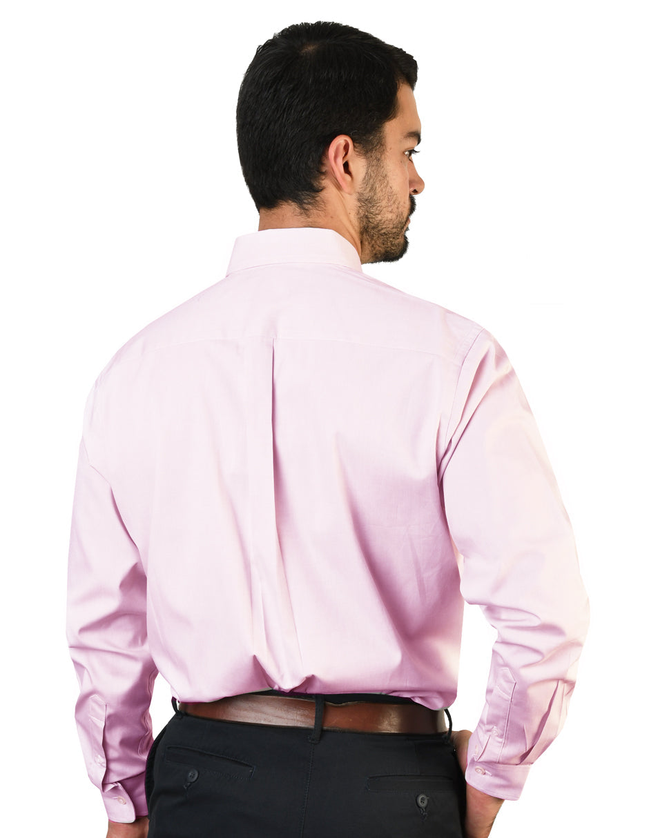 Camisa Oxford Pin Point Rosa