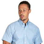 CAMISA MANGA CORTA OXFORD ITALIANO CIELO