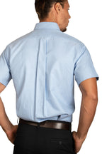 CAMISA MANGA CORTA OXFORD ITALIANO CIELO