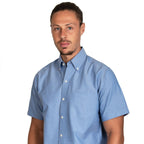CAMISA MANGA CORTA OXFORD ITALIANO MARINO