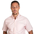 CAMISA MANGA CORTA OXFORD ITALIANO ROSA