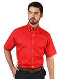 CAMISA FLORENCIA ROJO MANGA CORTA
