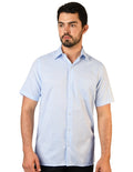 CAMISA LINO CANCUN CIELO MANGA CORTA