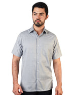 CAMISA LINO CANCUN MARINO MANGA CORTA