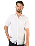 CAMISA MANGA CORTA LINO UNIFORME BLANCO