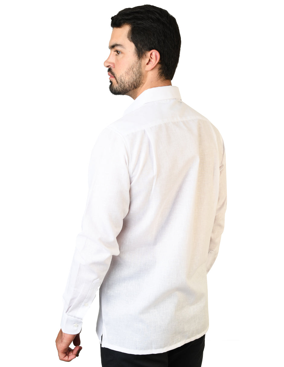 Camisa Lino Cozumel Blanco