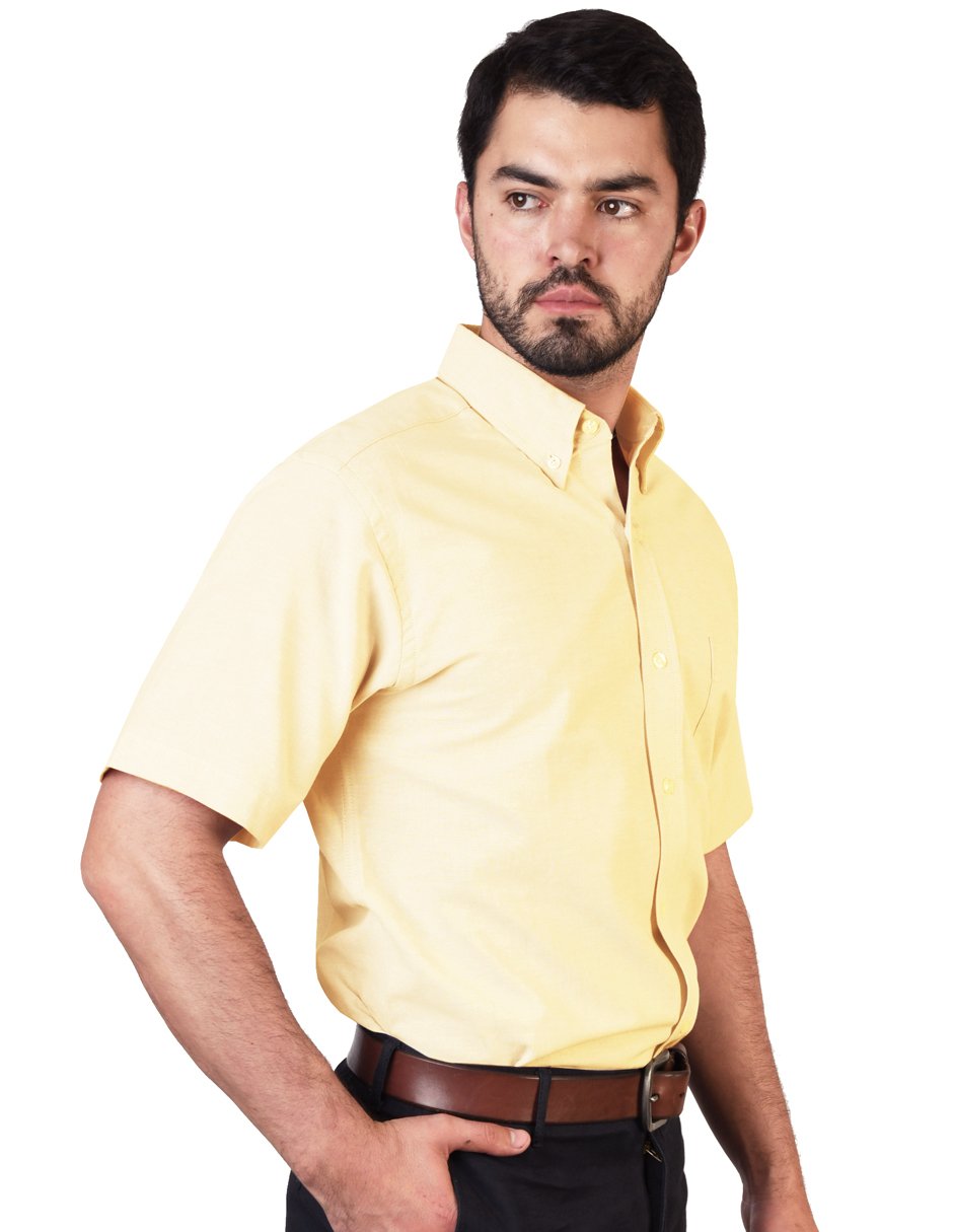 Camisa Oxford Ingles Amarillo A0200