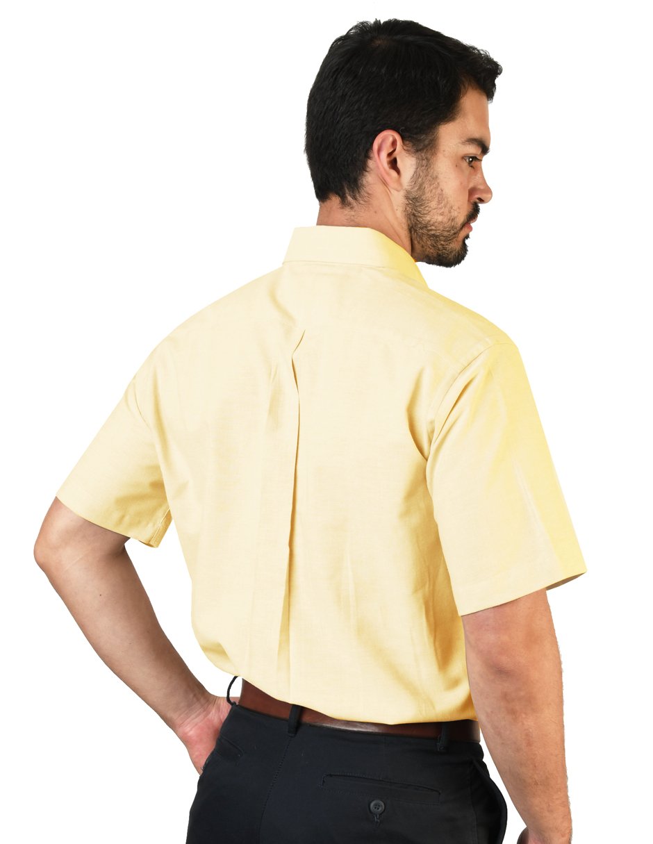 Camisa Oxford Ingles Amarillo A0200