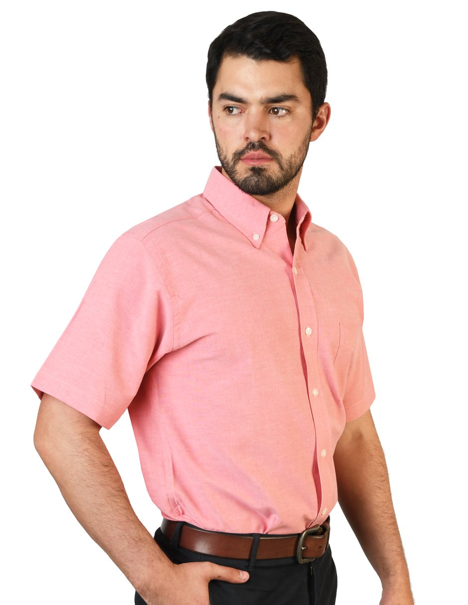 Camisa Oxford Ingles Coral A0200