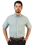 CAMISA MANGA CORTA OXFORD INGLES PASTO