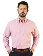 Camisa Oxford Ingles Ladrillo