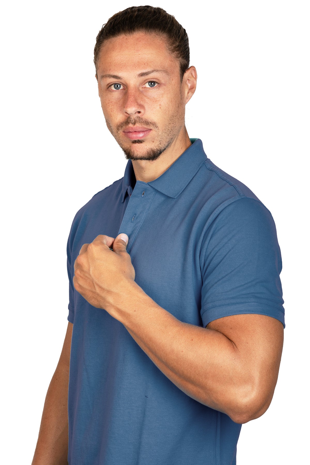 Polo Azul Acero A0400