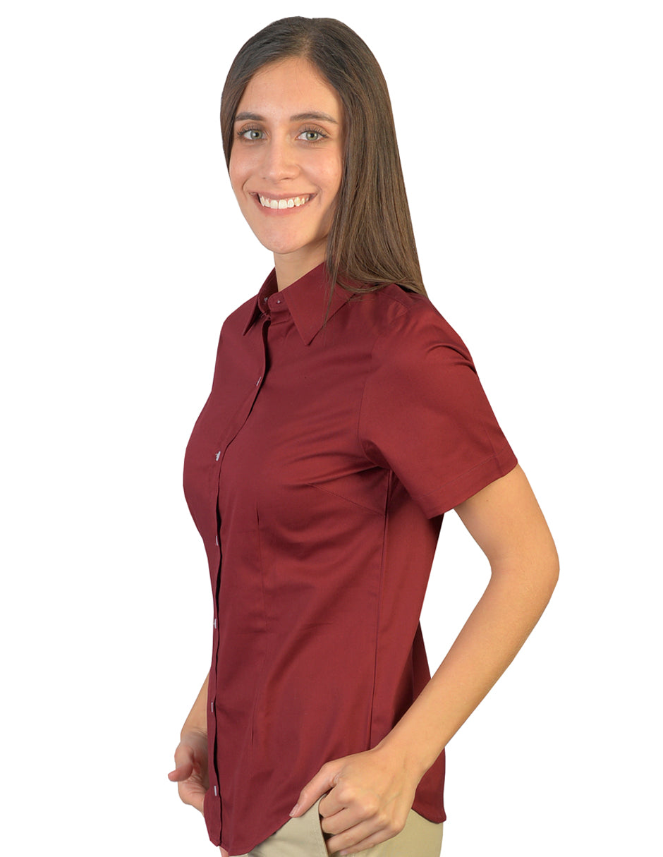 Blusa Venecia Tinto Manga Corta