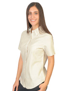 Blusa Oxford Ingles Beige