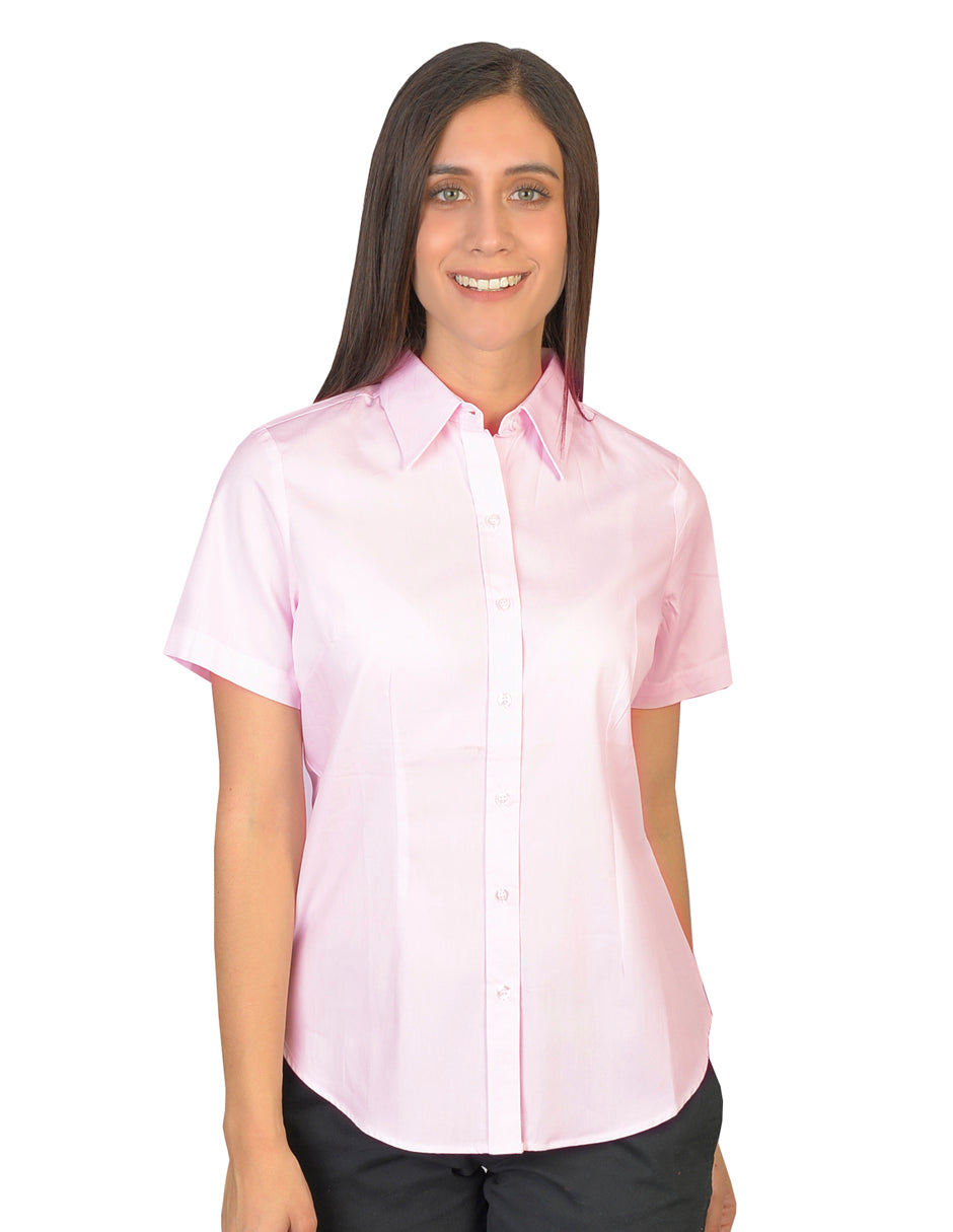 Blusa Oxford Ingles Rosa