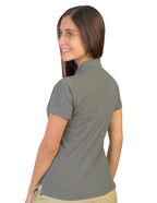 Playera Polo plomo