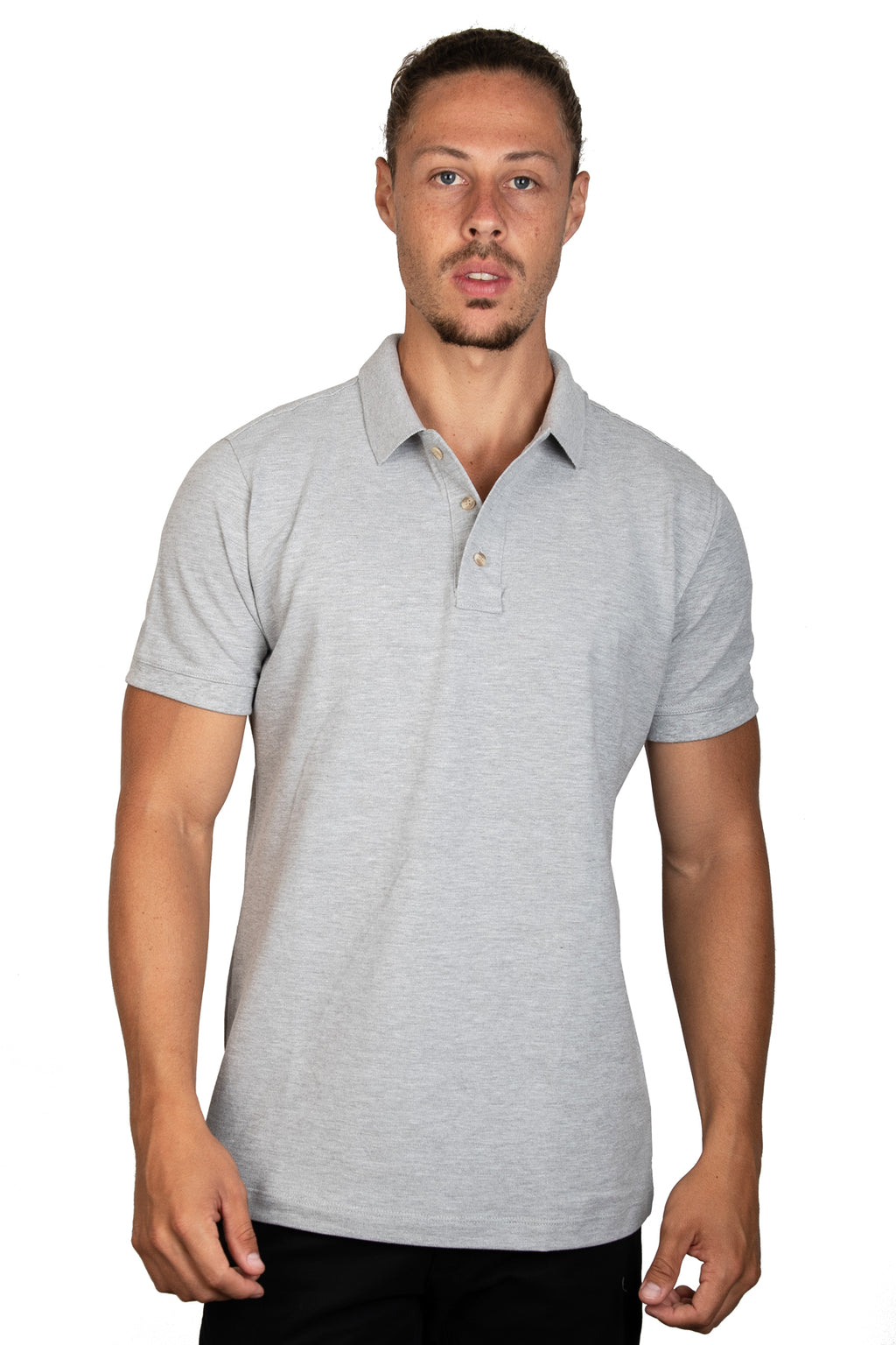 Polo Jaspe Oscuro A0400