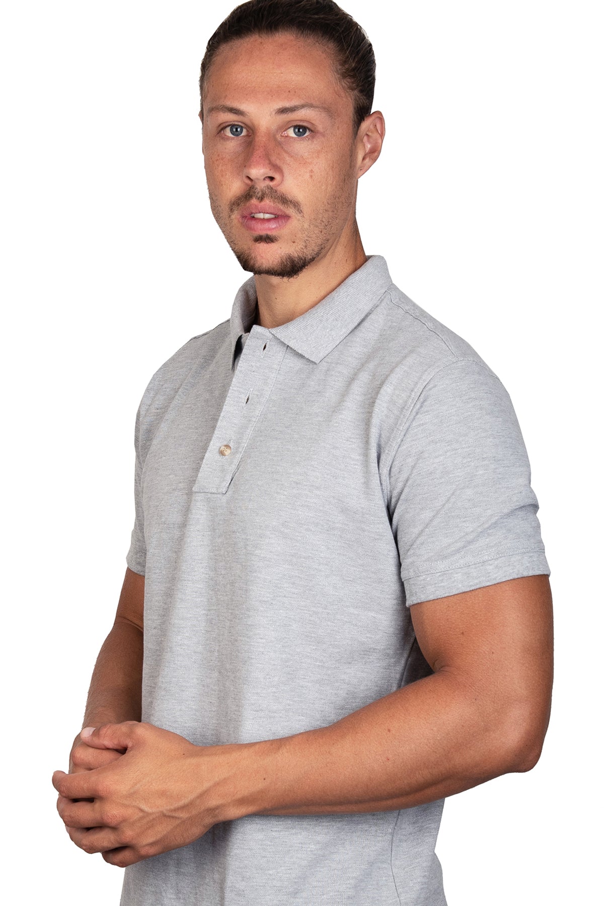 Polo Jaspe Oscuro A0400