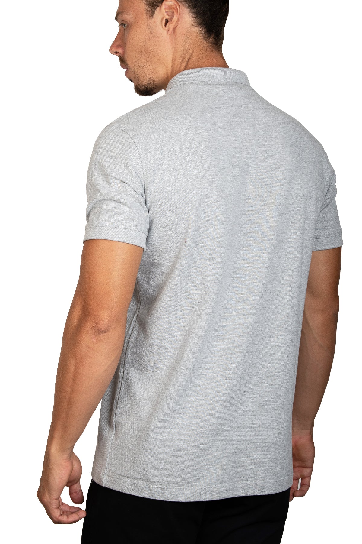 Polo Jaspe Oscuro A0400