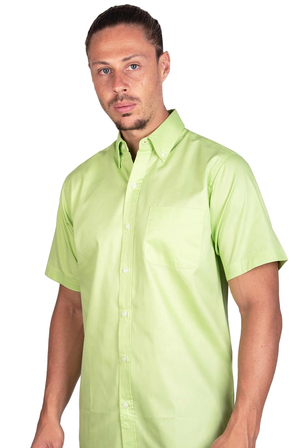 Camisa New York Verde Manzana A0010